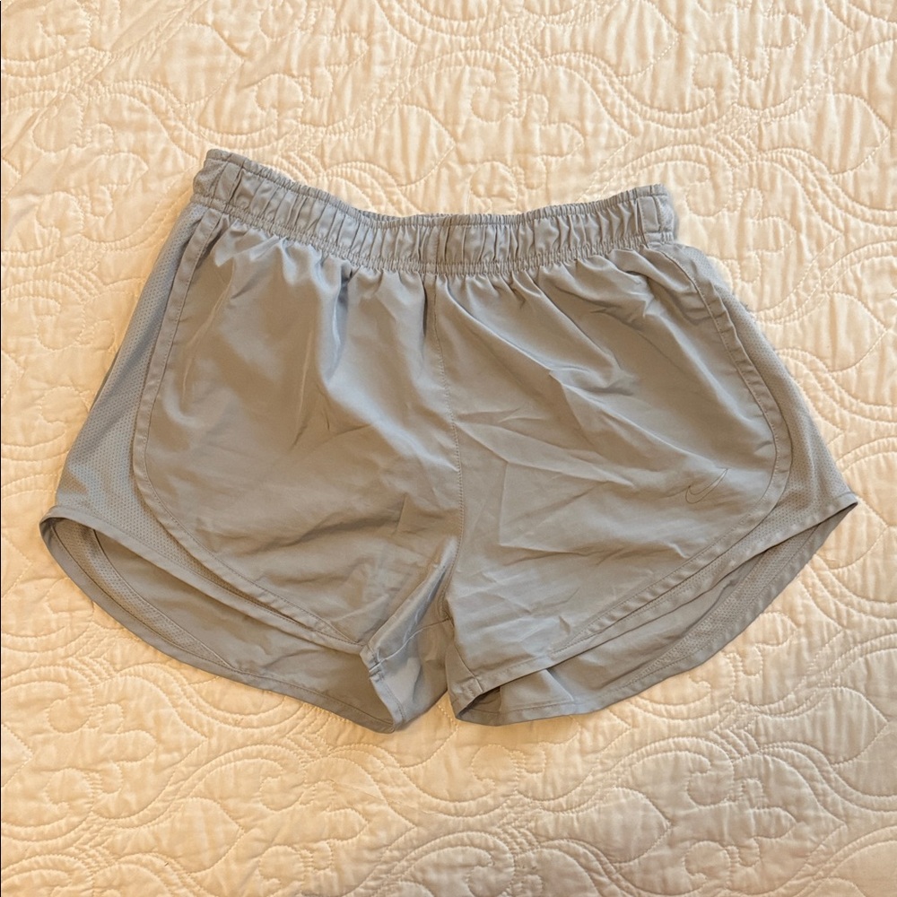 Nike Women's Athletic Shorts in Light Gray